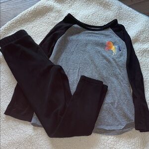 Cozy Unicorn outfit- Gray & Black